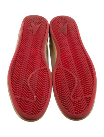 Golden Goose Leather Printed Sneakers