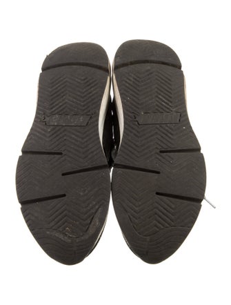 Golden Goose Suede Colorblock Pattern Athletic Sneakers