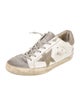 Golden Goose Leather Colorblock Pattern Sneakers