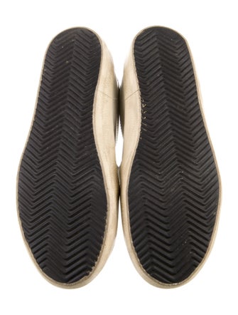 Golden Goose Leather Colorblock Pattern Sneakers