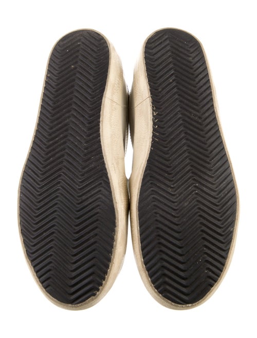 Golden Goose Leather Colorblock Pattern Sneakers