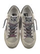 Golden Goose Leather Printed Sneakers
