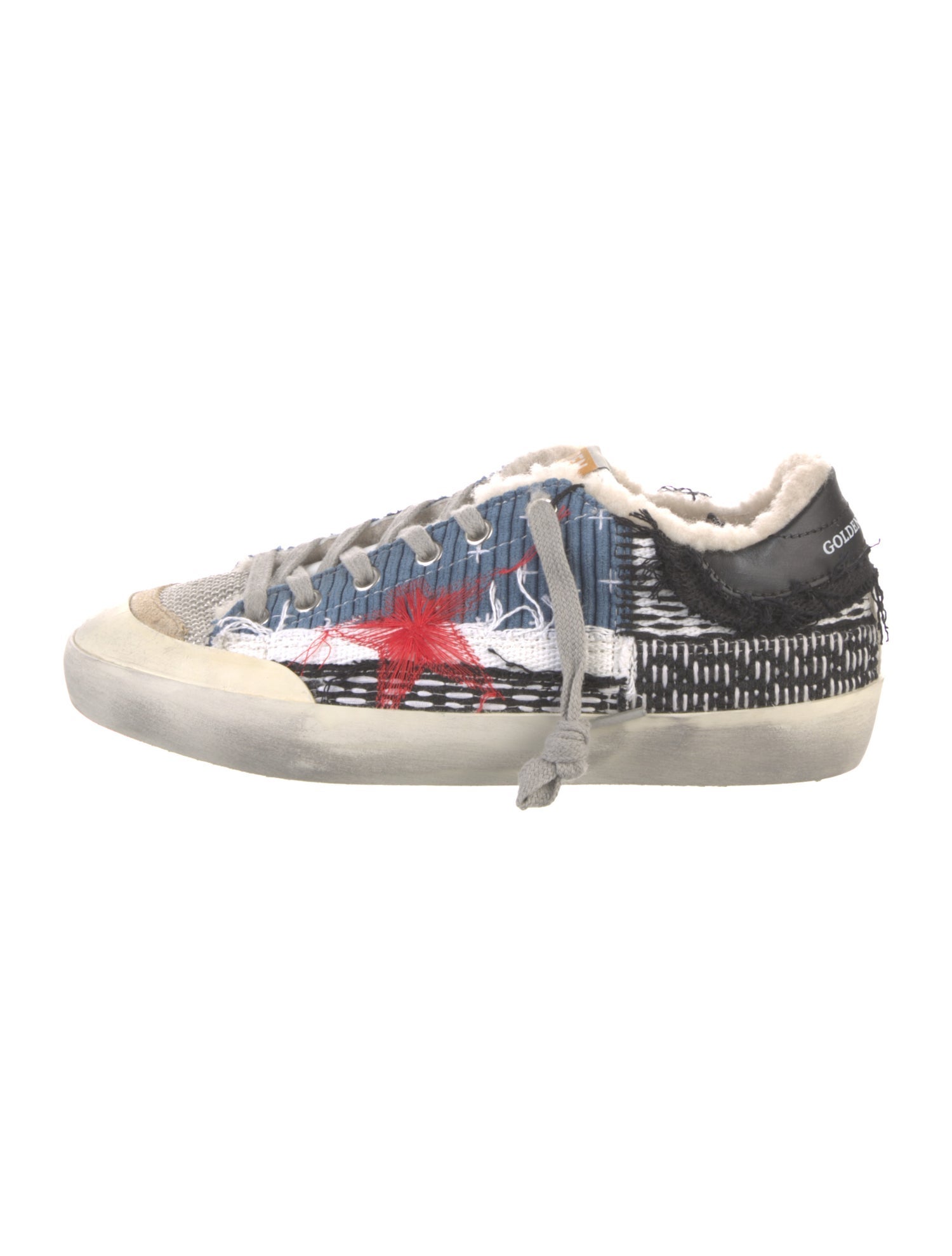 Golden Goose Printed Distressed Accents Sneakers w/ Tags
