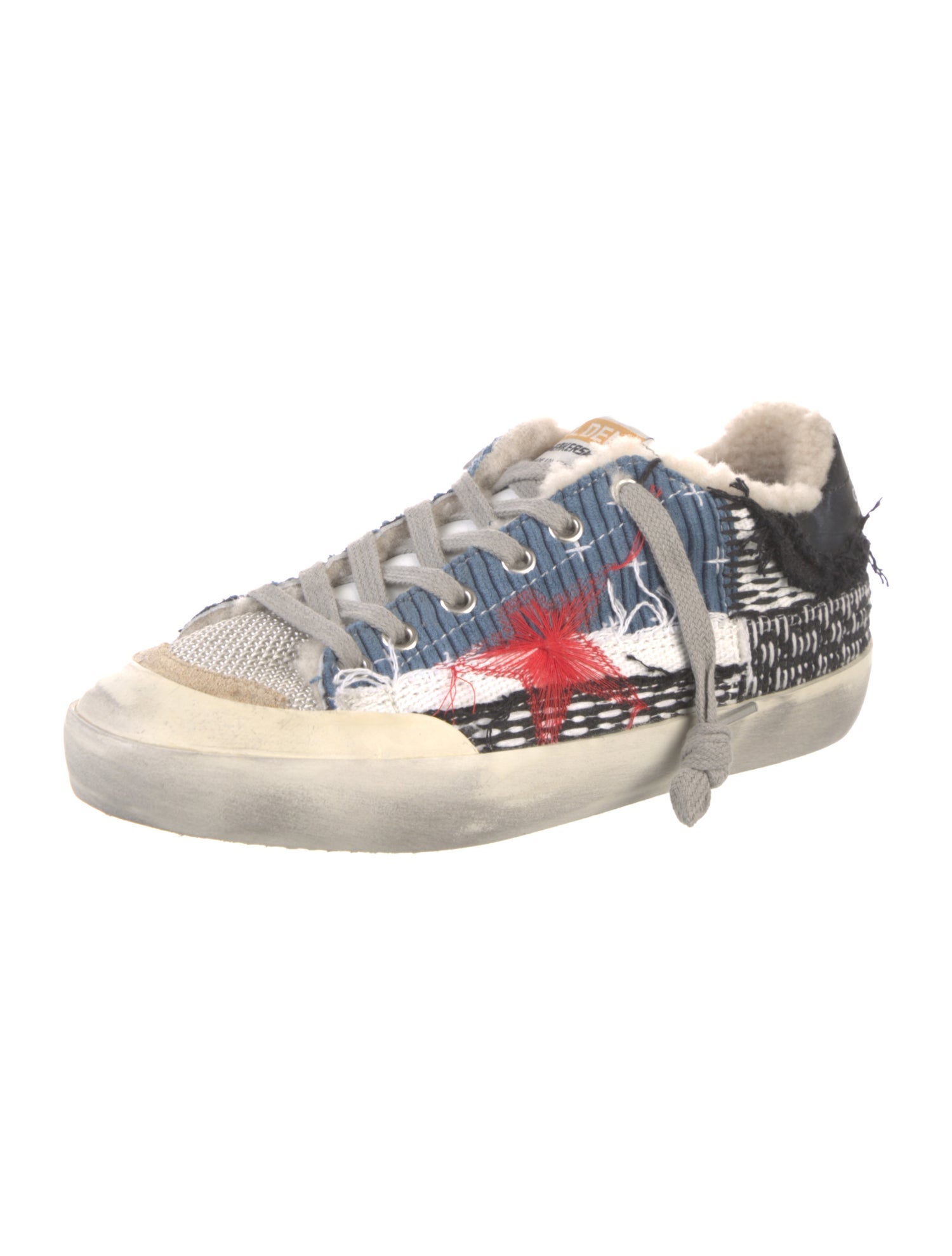 Golden Goose Printed Distressed Accents Sneakers w/ Tags