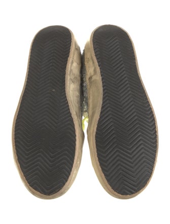 Golden Goose Sequins Animal Print Sneakers