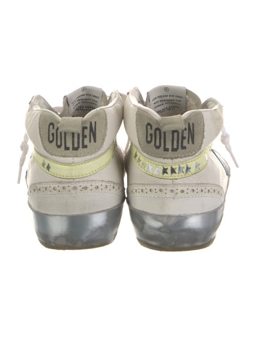 Golden Goose Leather Colorblock Pattern Sneakers