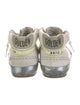 Golden Goose Leather Colorblock Pattern Sneakers