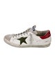 Golden Goose Leather Printed Sneakers