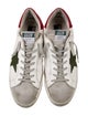 Golden Goose Leather Printed Sneakers