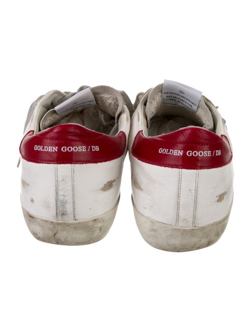 Golden Goose Leather Printed Sneakers