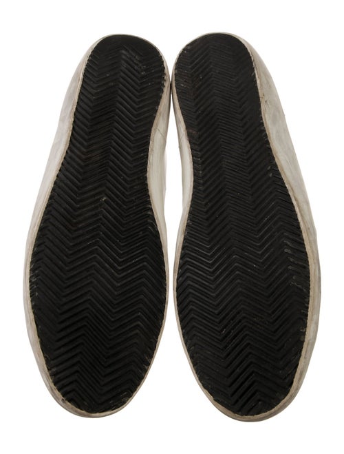 Golden Goose Leather Printed Sneakers