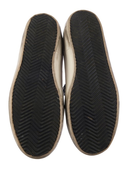 Golden Goose Leather Printed Sneakers