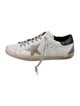 Golden Goose Leather Graphic Print Sneakers