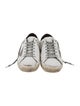 Golden Goose Leather Graphic Print Sneakers
