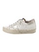 Golden Goose Leather Printed Sneakers