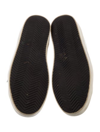 Golden Goose Leather Printed Sneakers