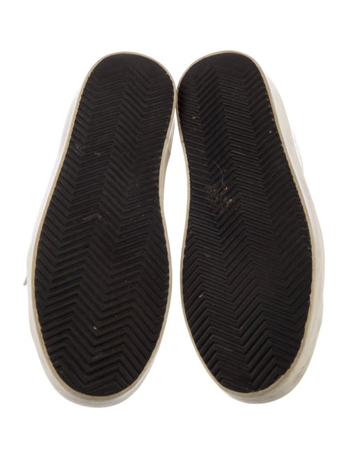 Golden Goose Leather Printed Sneakers