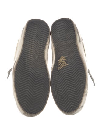 Golden Goose Glitter Printed Sneakers