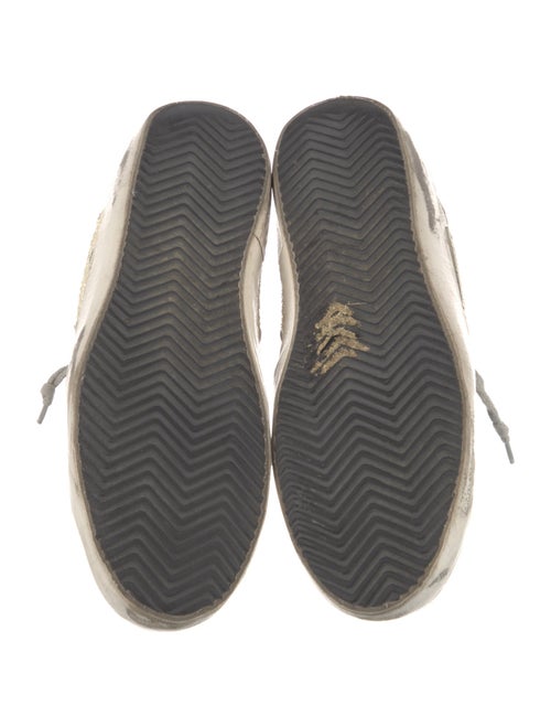Golden Goose Glitter Printed Sneakers