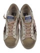 Golden Goose Leather Colorblock Pattern Sneakers