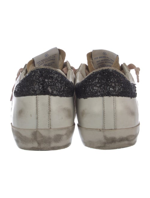 Golden Goose Leather Colorblock Pattern Sneakers