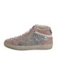 Golden Goose Suede Colorblock Pattern Sneakers
