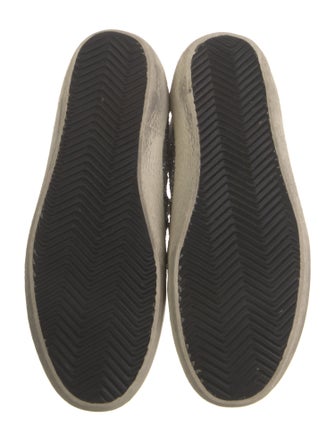 Golden Goose Suede Colorblock Pattern Sneakers