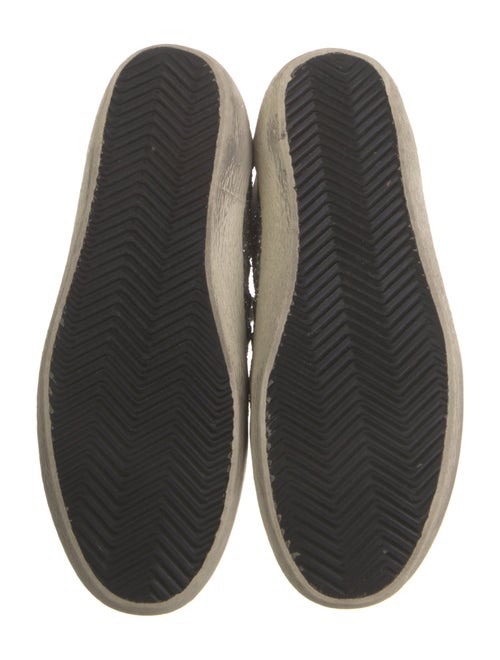 Golden Goose Suede Colorblock Pattern Sneakers