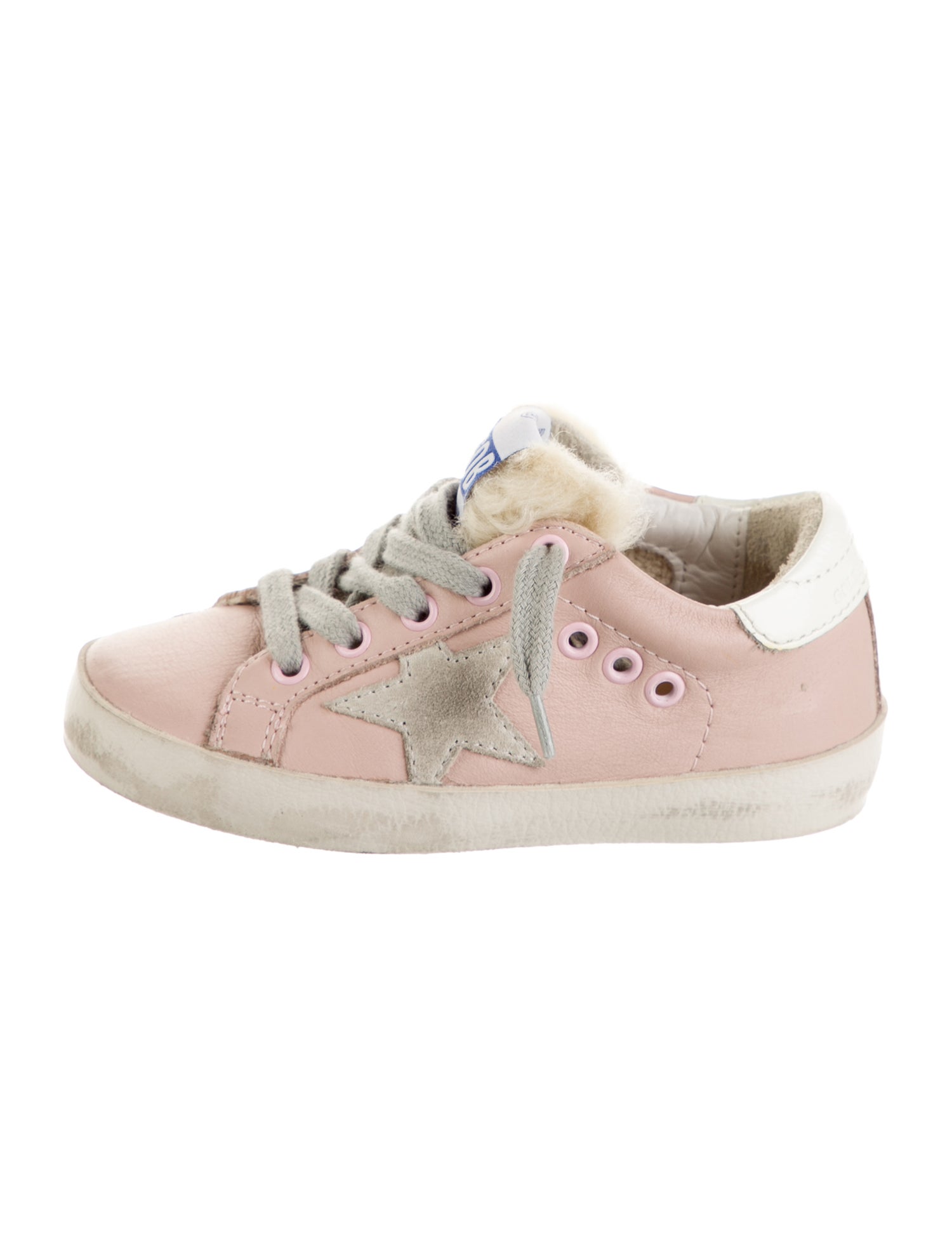 Golden Goose Girls' Leather Low Top Sneakers