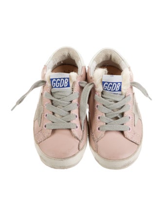Golden Goose Girls' Leather Low Top Sneakers