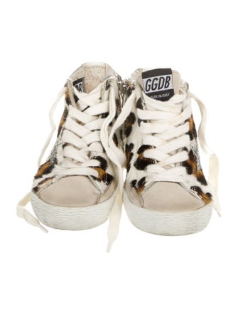 Golden Goose Girls' Pony Hair Low Top Sneakers