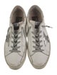 Golden Goose Leather Printed Sneakers
