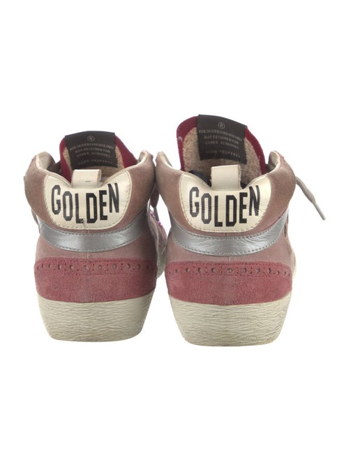 Golden Goose Suede Printed Sneakers