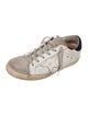 Golden Goose Leather Printed Sneakers