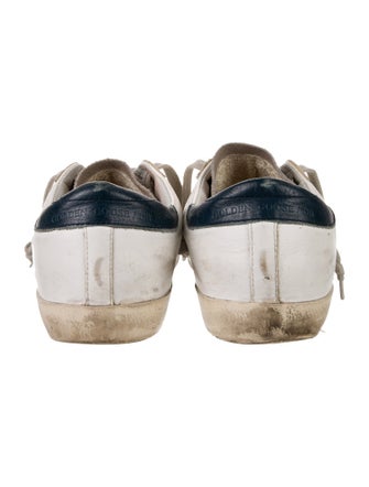 Golden Goose Leather Printed Sneakers