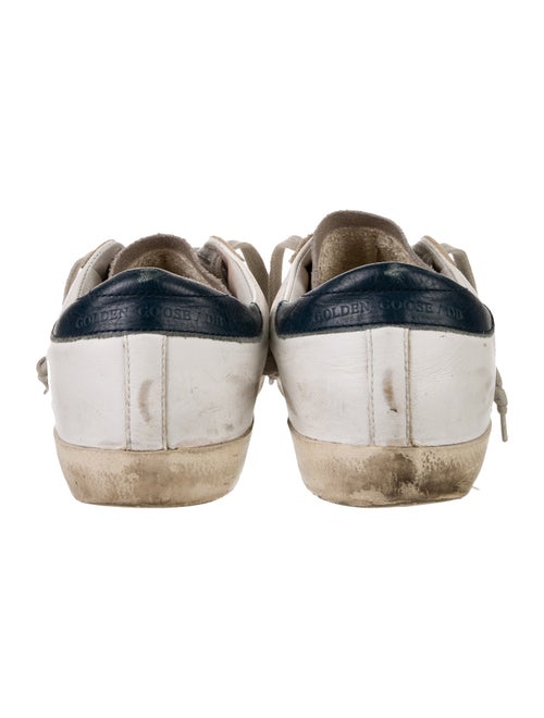 Golden Goose Leather Printed Sneakers