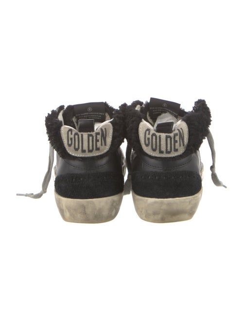 Golden Goose Leather Colorblock Pattern Sneakers