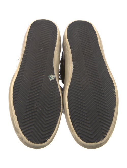 Golden Goose Leather Colorblock Pattern Sneakers