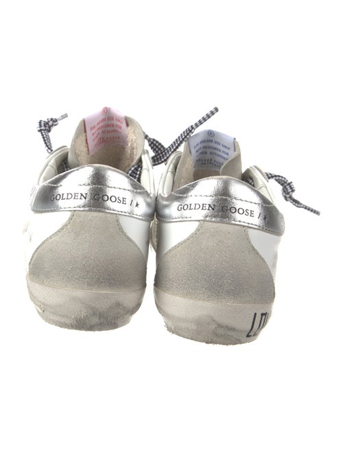 Golden Goose Leather Distressed Accents Sneakers