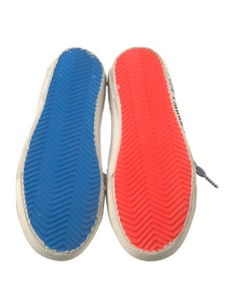 Golden Goose Leather Distressed Accents Sneakers