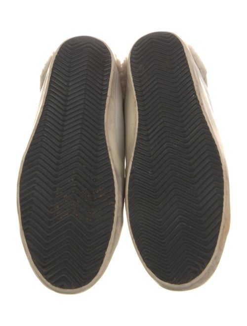 Golden Goose Leather Glitter Accents Sneakers