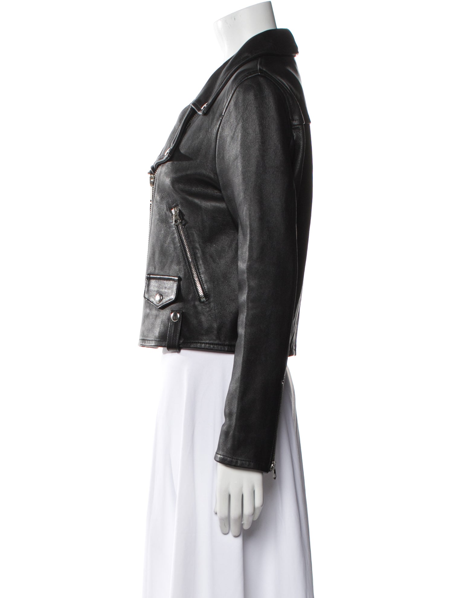 Golden Goose Leather Biker Jacket