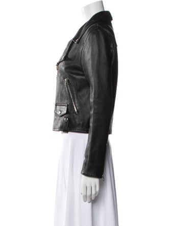 Golden Goose Leather Biker Jacket
