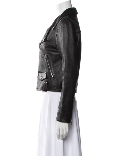 Golden Goose Leather Biker Jacket