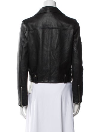 Golden Goose Leather Biker Jacket