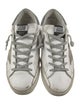 Golden Goose Leather Printed Sneakers