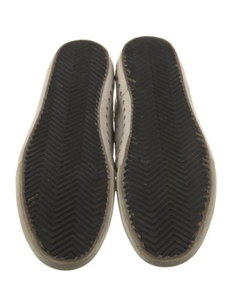 Golden Goose Leather Printed Sneakers