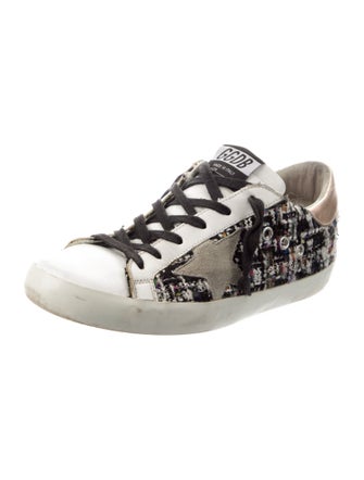 Golden Goose Tweed Tweed Pattern Sneakers