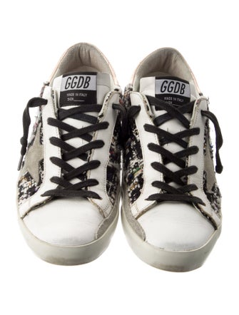 Golden Goose Tweed Tweed Pattern Sneakers