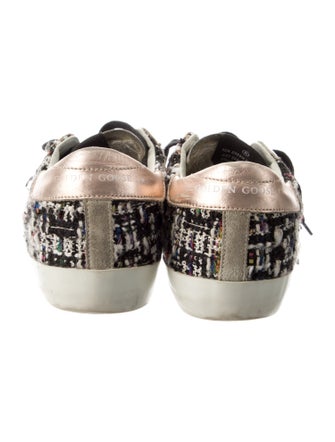 Golden Goose Tweed Tweed Pattern Sneakers